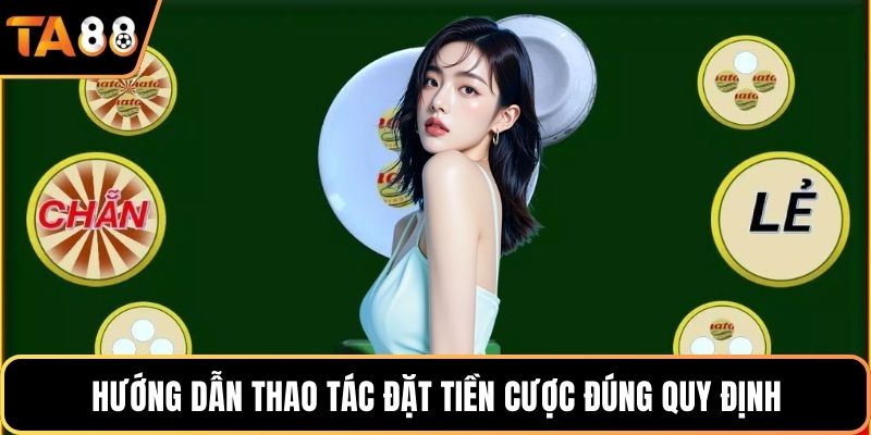 Hướng dẫn thao tác đặt tiền cược đúng quy định